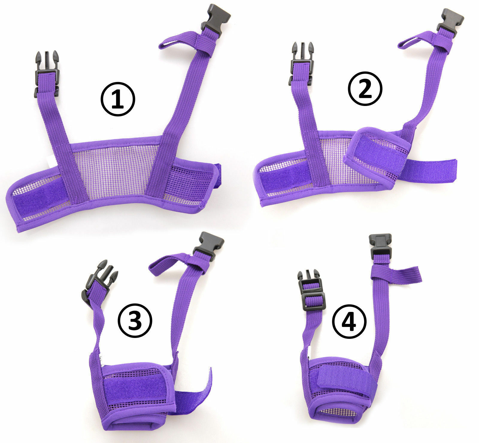 Pet Dog Mask Small & Large Mouth Muzzle Grooming Stop Bark Bite Chew Adjustable