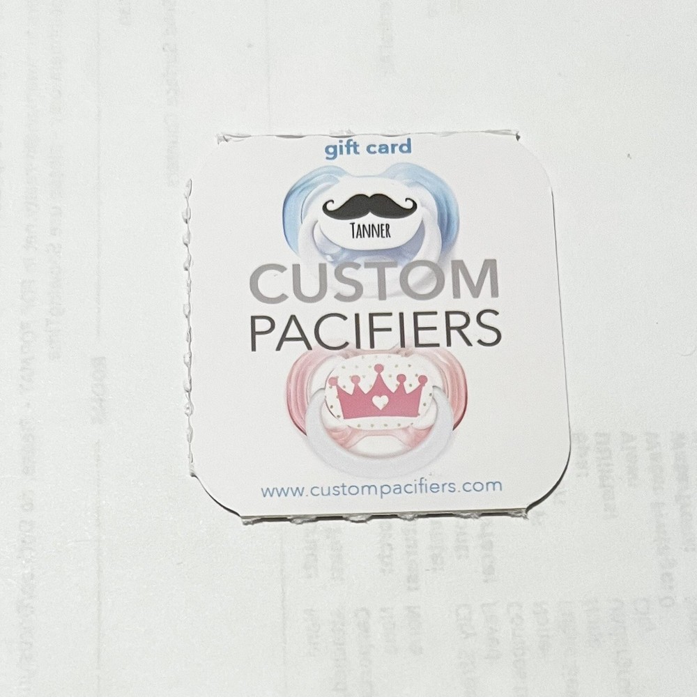 $30 Custom Pacifiers Gift Card