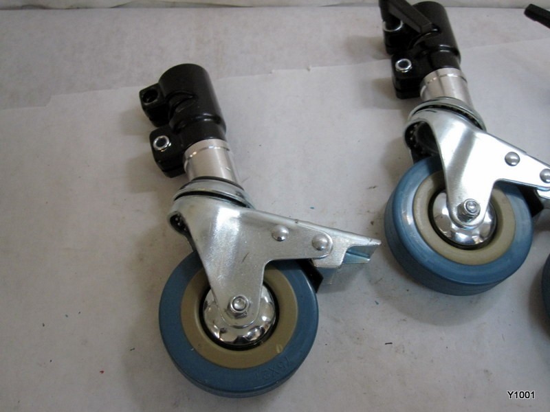 Swivel Caster Wheels Set, Photography Light Stand Wheels 75x21 see pictures