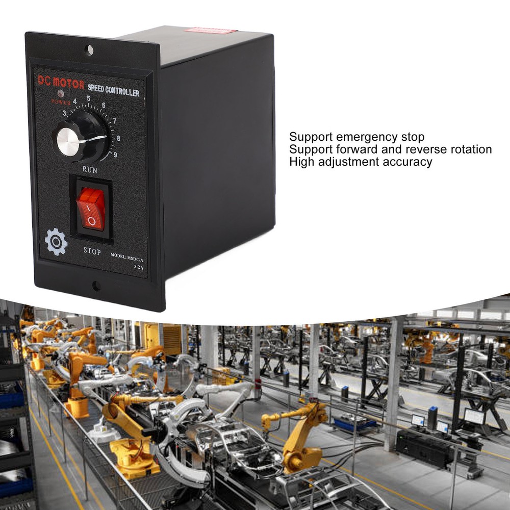 DC Motor Speed Regulator Forward Reverse Motor Speed Controller 110VAC & 90VDC