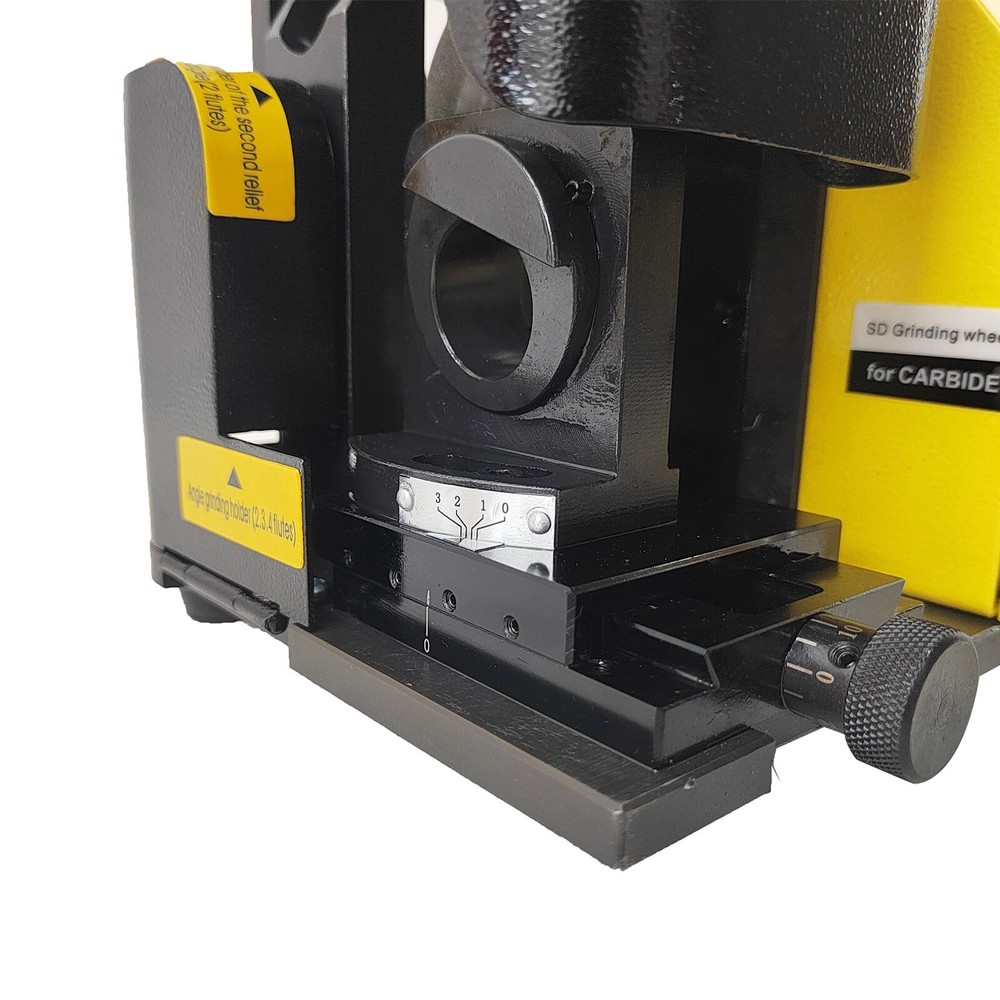 Drill Bit Sharpener ф4-ф14 End Mill Sharpener Drill Grinder 6 Clamp 4400rpm 110V