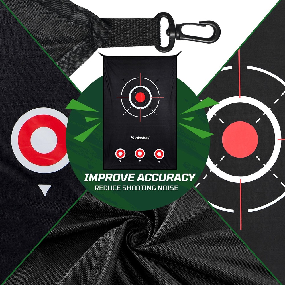 10x7.5 ft Golf Hitting Practice Net Backyard Driving Portable Golf Training Net