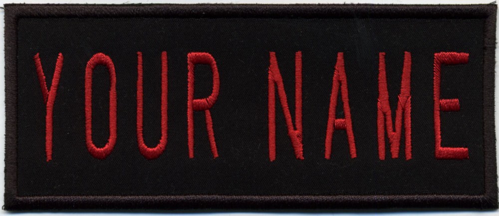 CHILDS Custom Iron On Embroidered Ghostbusters 2 Style Name Patch: "YOUR NAME"
