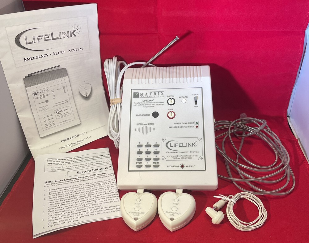 Matrix LifeLink Interactive Emergency Alert System With Pendants