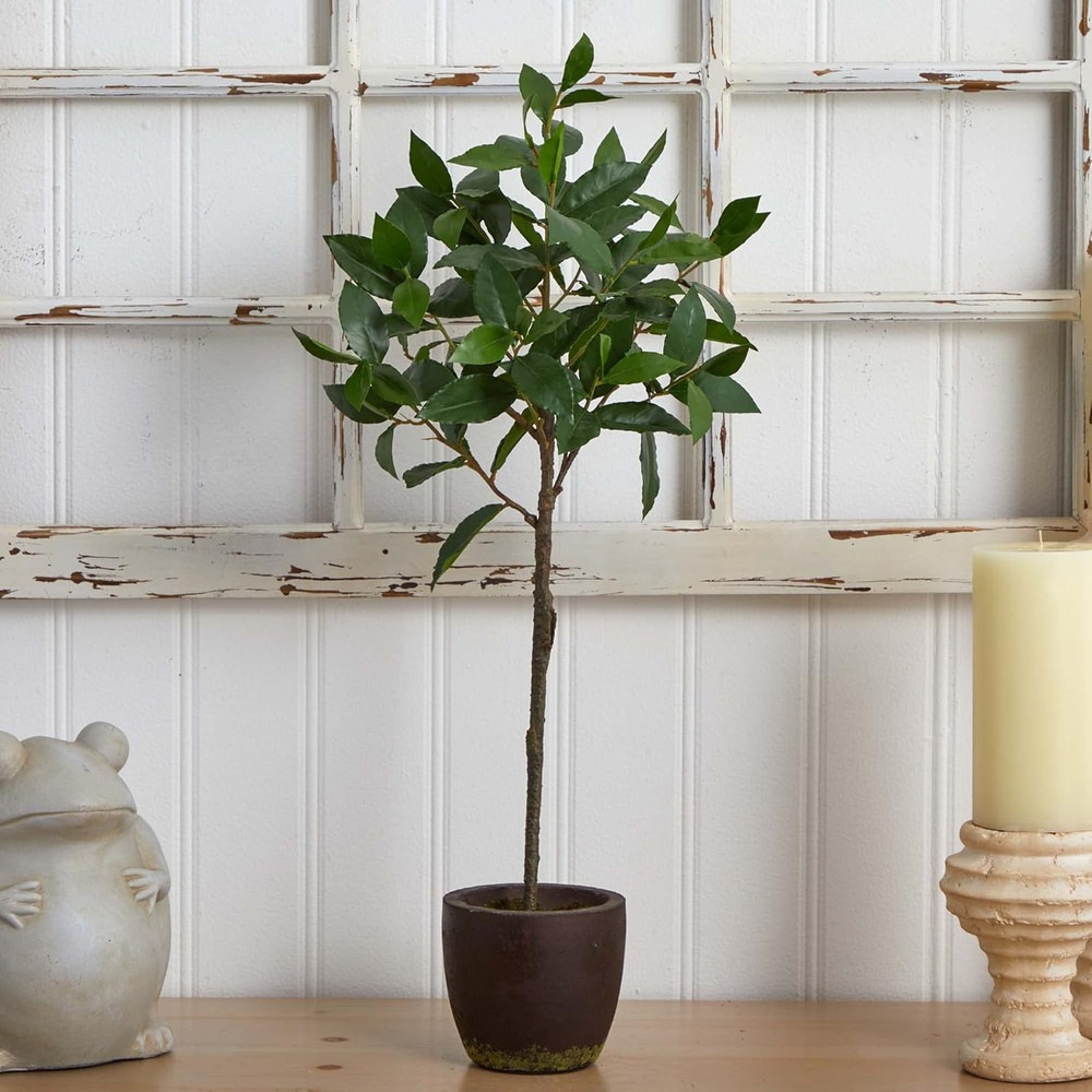 29In. Topiary with Decorative Planter