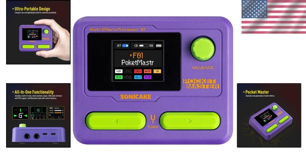 Portable Multi Effects Pedal - Amp Modeling