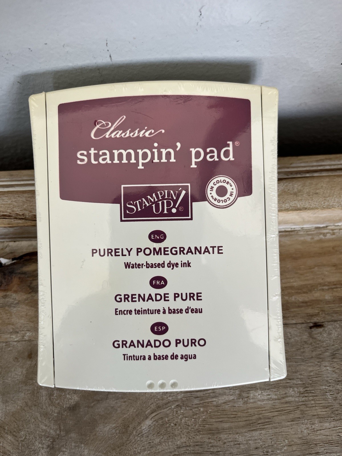 Stampin’ Up! Purely Pomegranate Classic Stampin’ Pad Water-Based Dye Ink New