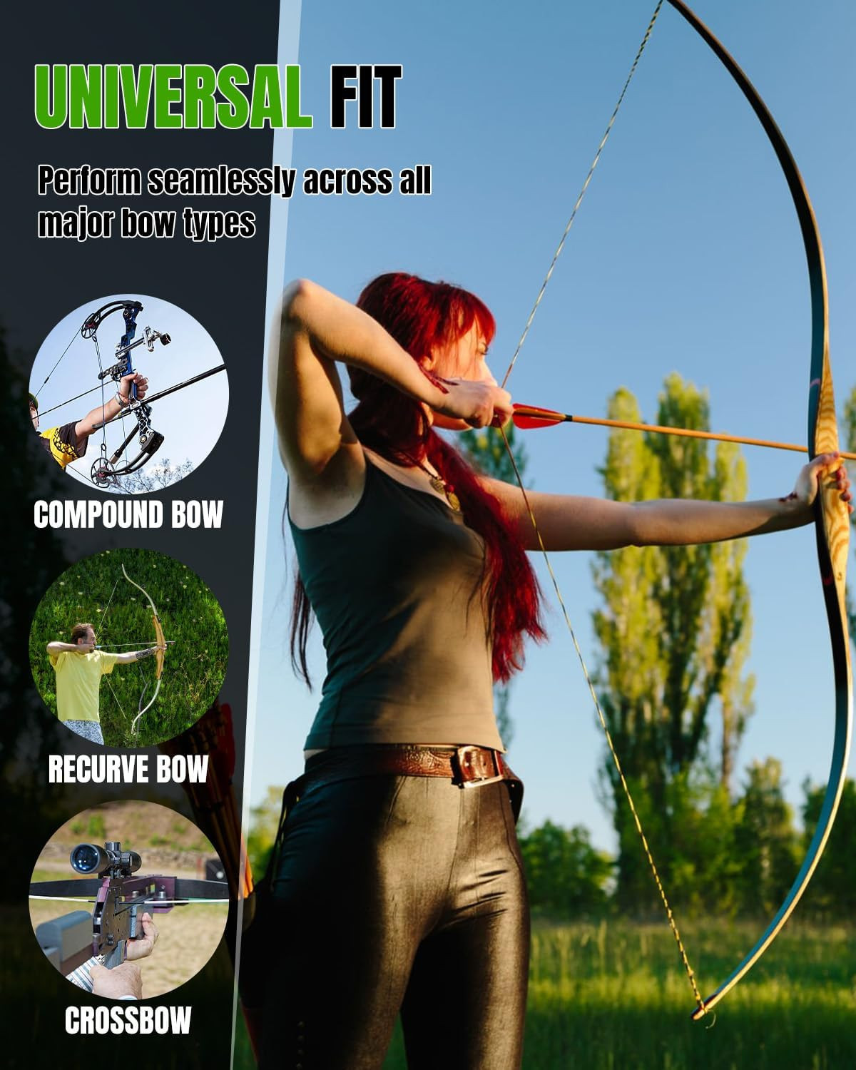 24Pcs 5/16" Archery Field Points Screw-in Arrow Point 100 Grain Steel Field Tips