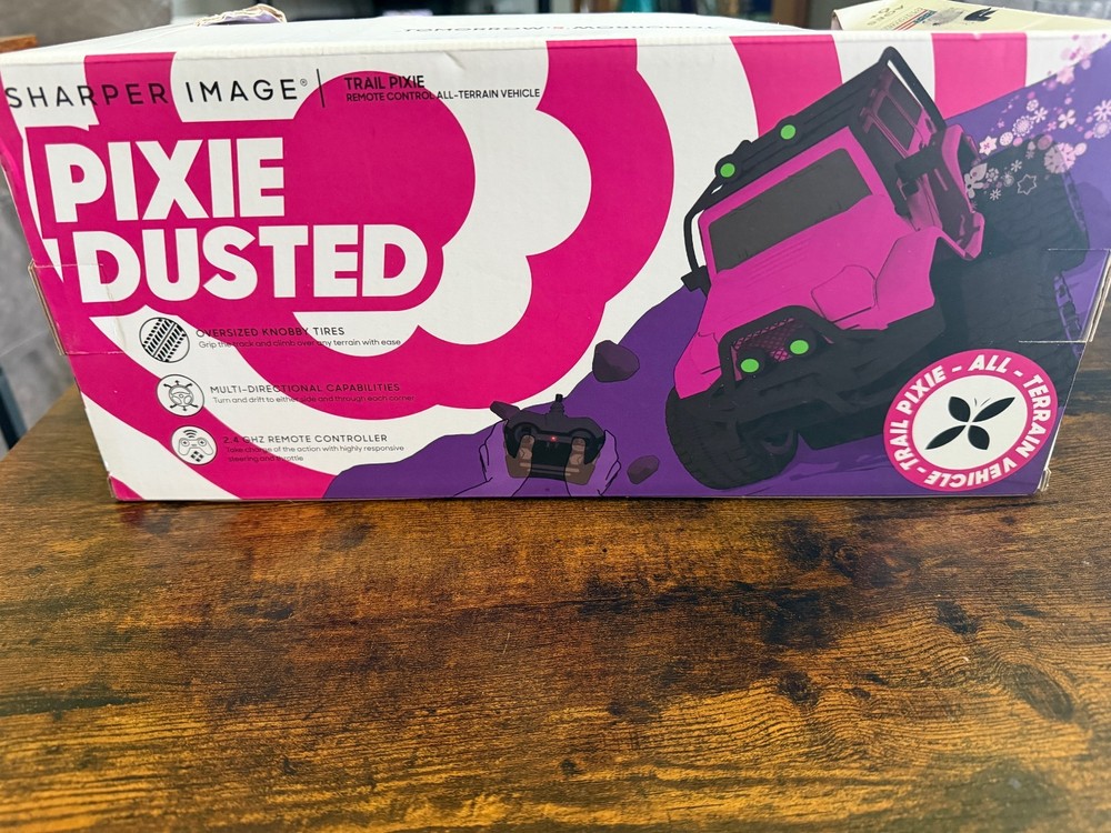 Sharper Image Trail Pixie Remote Control All-Terrain Vehicle New Pink
