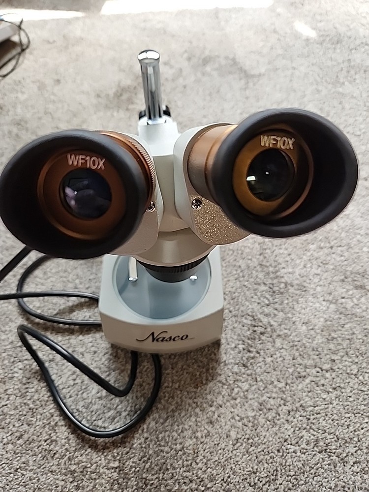 Nasco Stero Tri Power Microscope Top Bottom Lighting