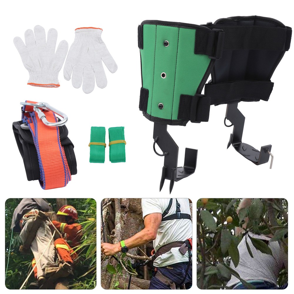 Adjustable Harness Belt Tree Climbing Spikes Tree Climbing Tool Non-Slip 2 Gear