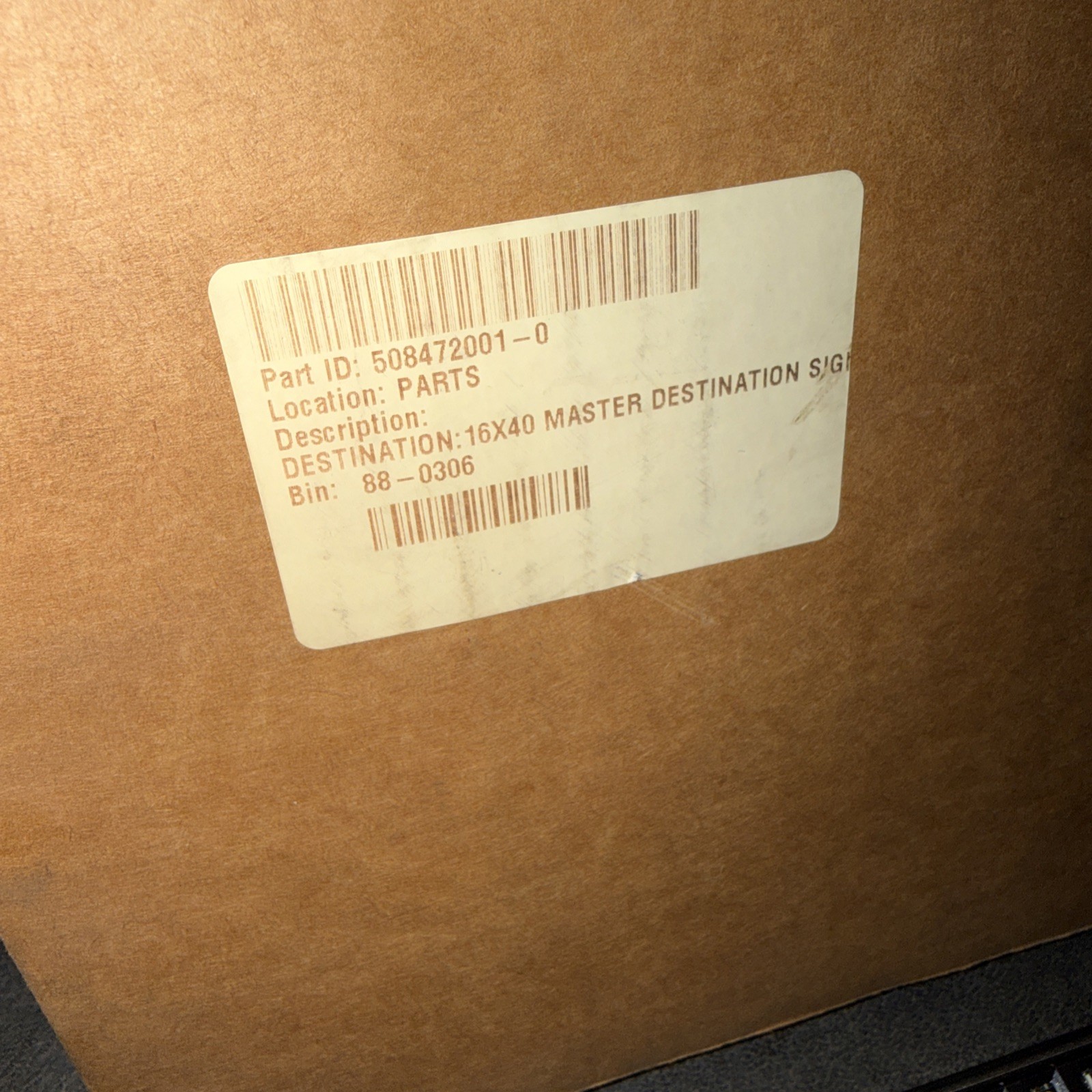 LUMINATOR 16x40 SMD FRONT HORIZON DISPLAY 510818001 LED AMBER TRANSIT BUS SIGN