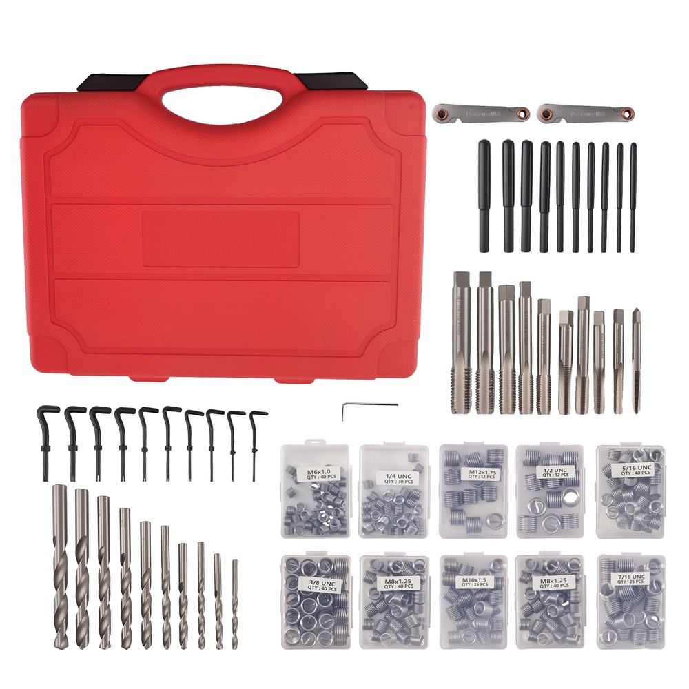338x Automotive Engine Thread Insert Kit SAE Metric for Repair Tool Set