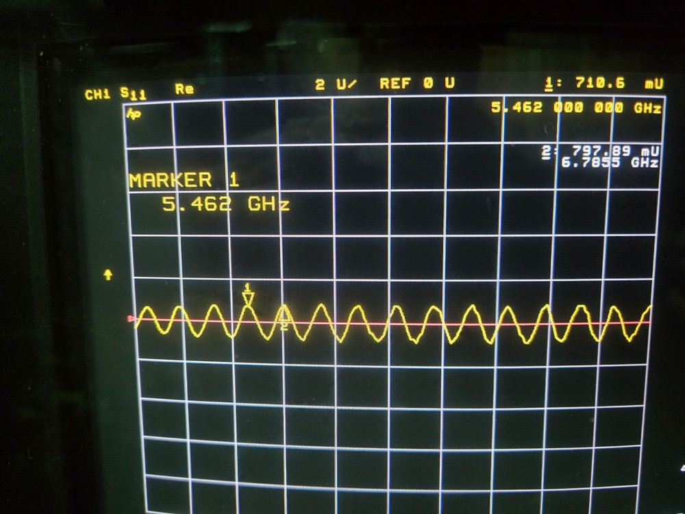 microwave calibration standard 80.5mm Elect length stub test data type N