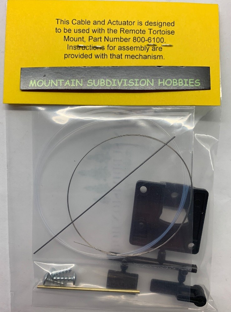 CIRCUITRON 6101 TORTOISE Extra Cable & Actuator Remote Mount MODELRRSUPPLY