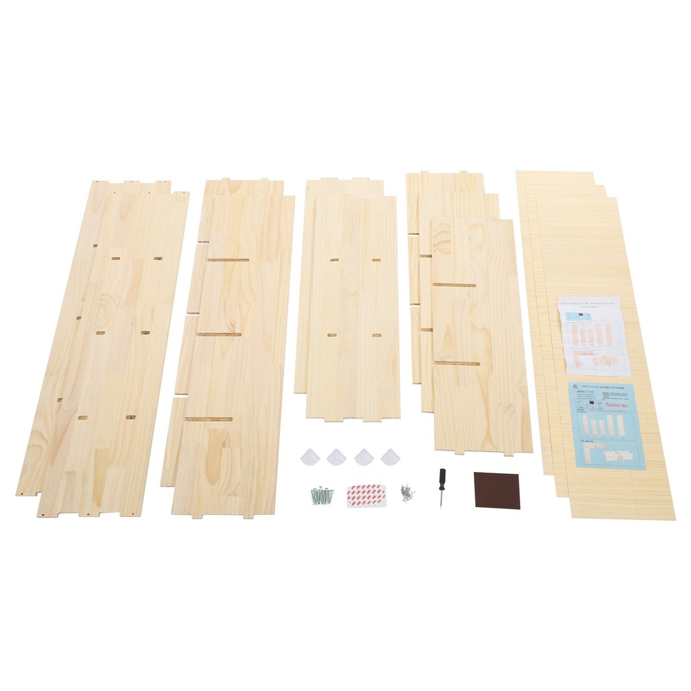 3 Tiers Storage Cabinet Rectangular 12-Cube Storage Shelf Bookcase 120cm