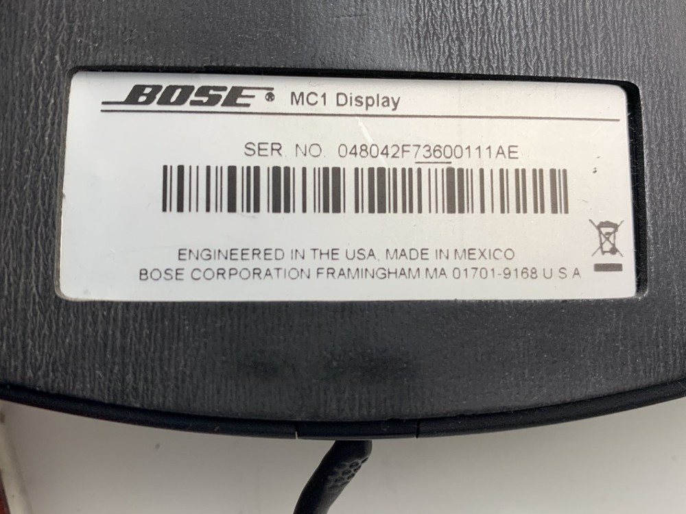BOSE MC1 DISPLAY WITH ATTACHED CABLE *QTY