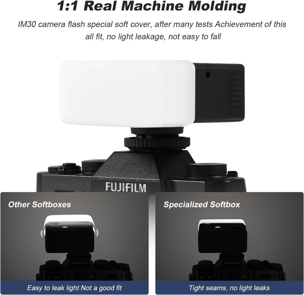 Compact Photography Light Modifiers - Godox im30 Flash Diffuser Set (3 Colors)