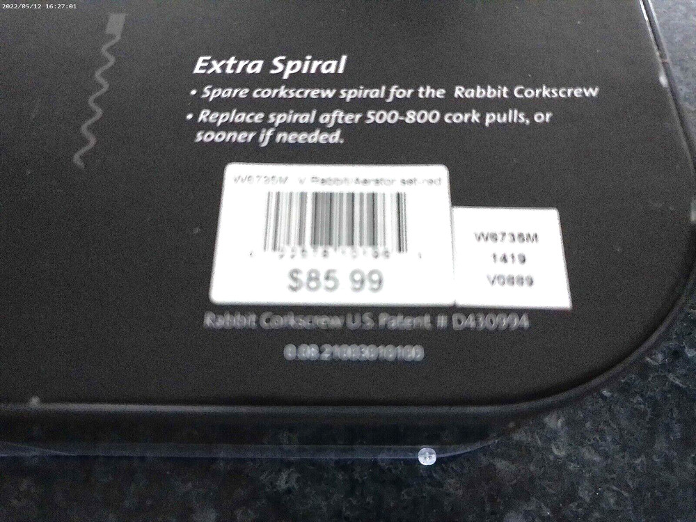VERTICAL RABBIT WITH AERATOR
