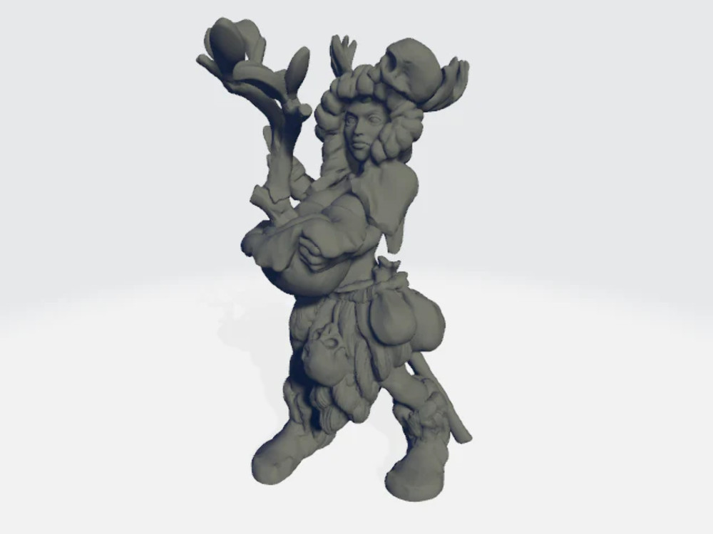 StoneAxe Miniatures - Druid Lady