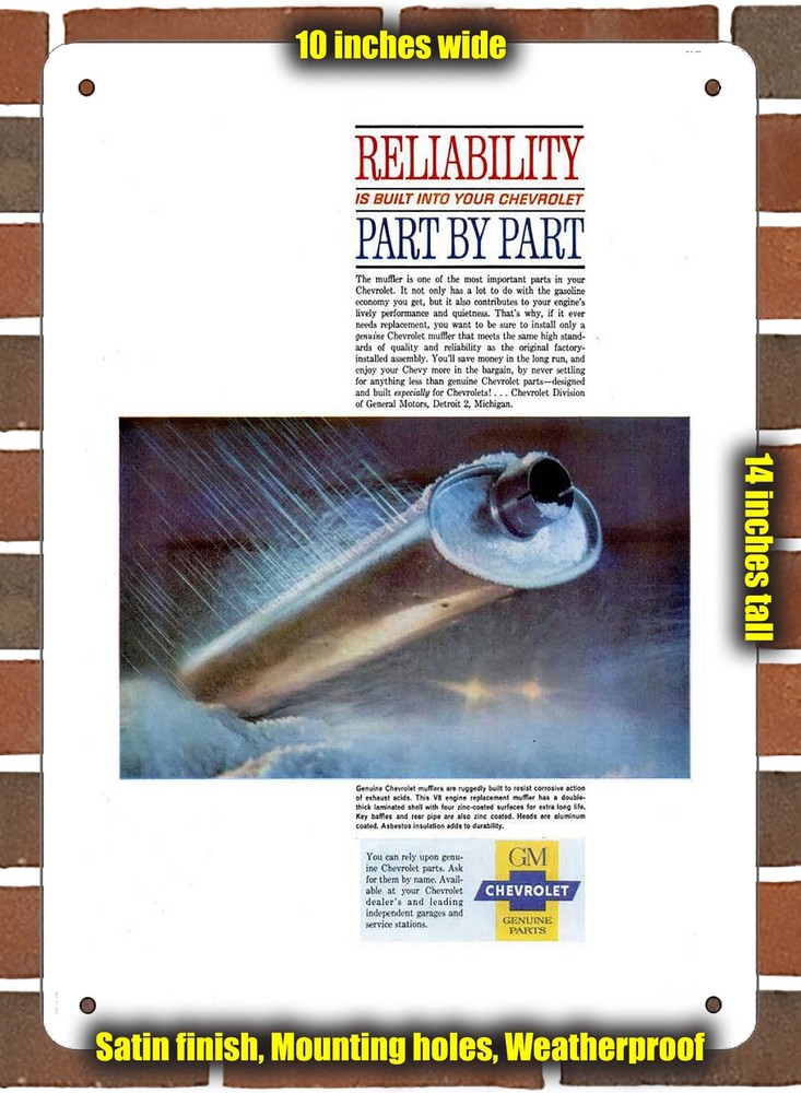 Metal Sign - 1961 Chevrolet Vintage Ad 26