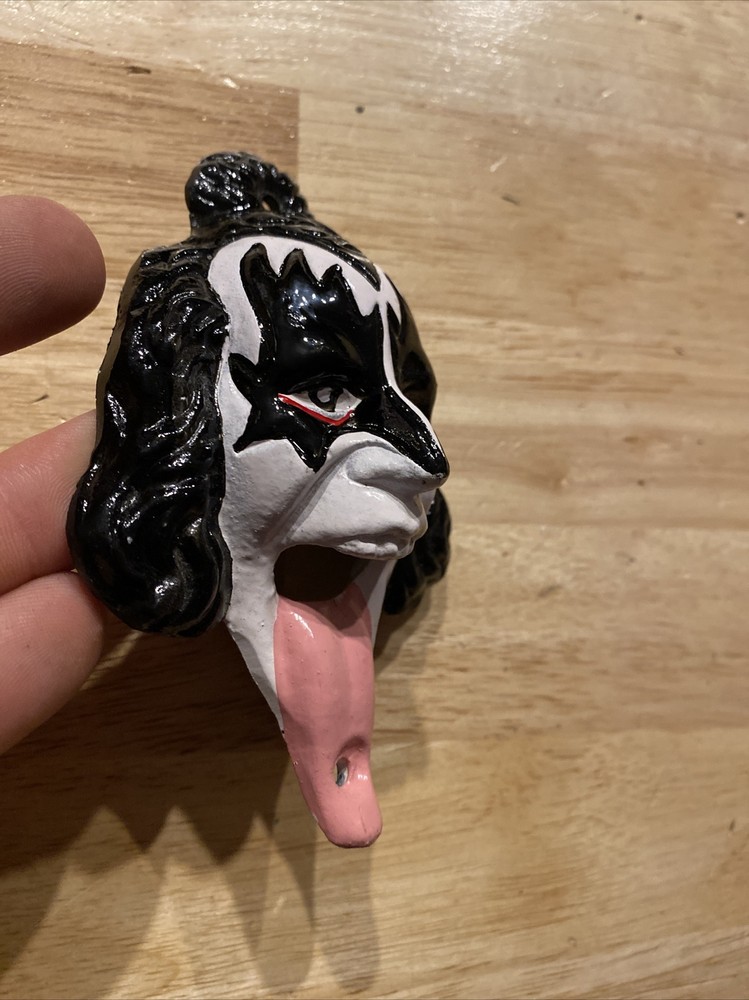 KISS Bottle Opener Gene Simmons Solid Metal Rock Roll Detroit City Wayne’s World