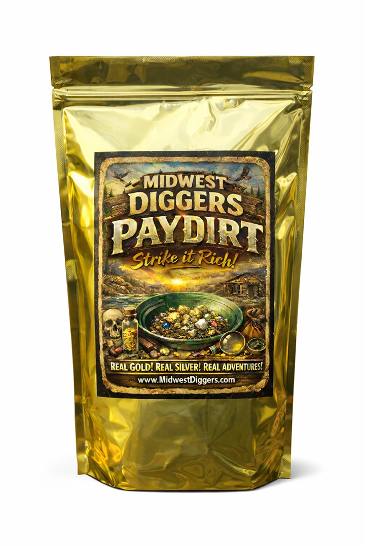 Gold Paydirt 3 OZ Alaska Unsearched Gold Paydirt Bags Guaranteed Gold and Silver