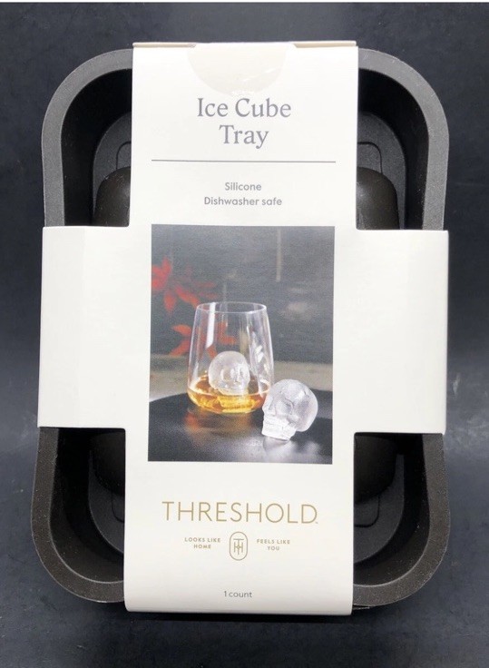 Threshold Target Skull Ice Cube Tray Silicone Party Halloween Skeleton