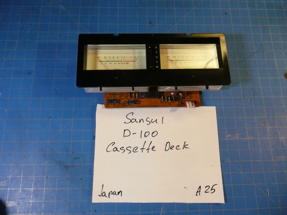 Sansui D-100 Cassette Deck Replacement Part Rec Level Control Cir Board # G-1277