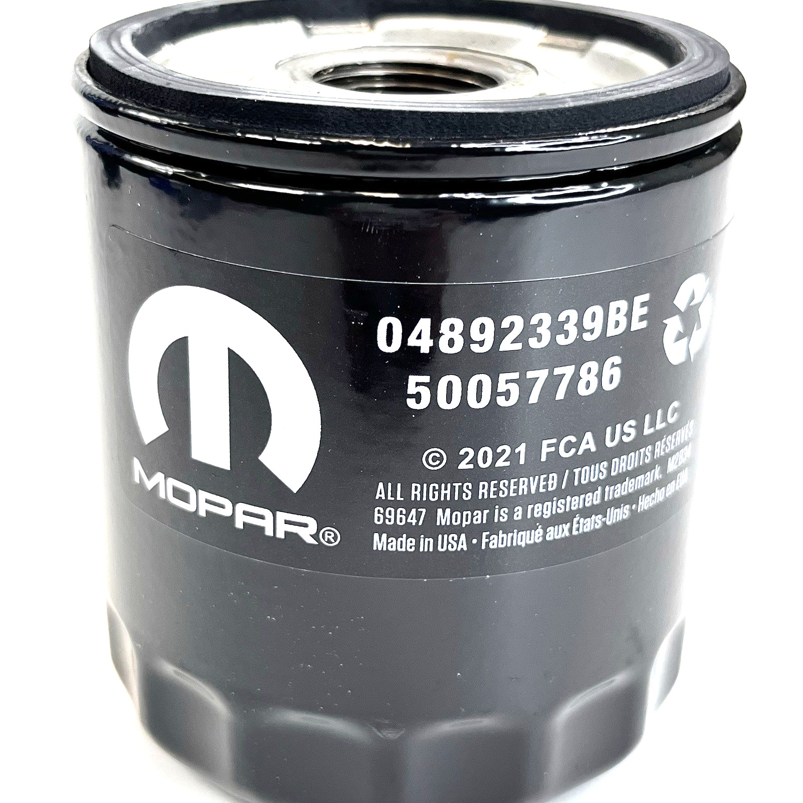2 Pack Mopar 4892339BE Oil Filter MO-339 OEM 5005778 Chrysler Dodge Jeep Ram