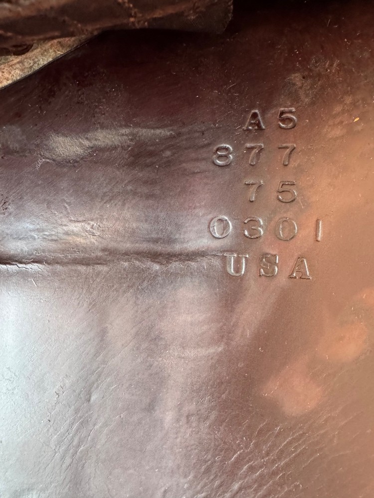 17" Tad Coffin A5 Performance Saddle - Grain / Calf