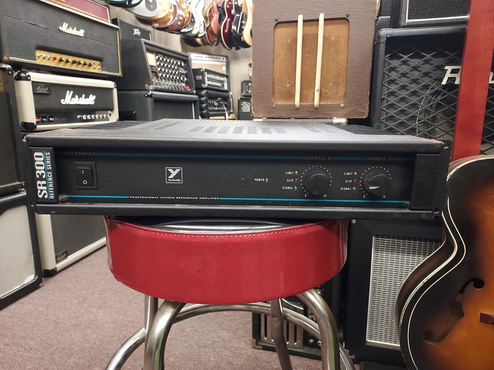 Yorkville SR300 Reference Series Power Amplifier Good Condition Working
