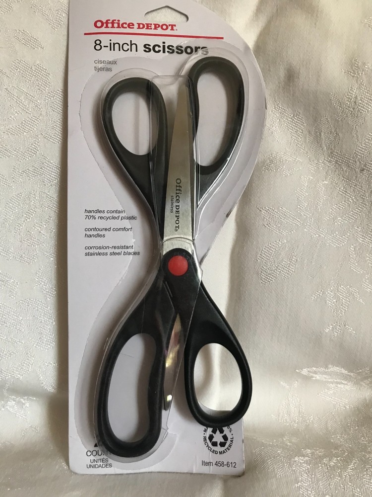 Office Depot 2 count scissors new