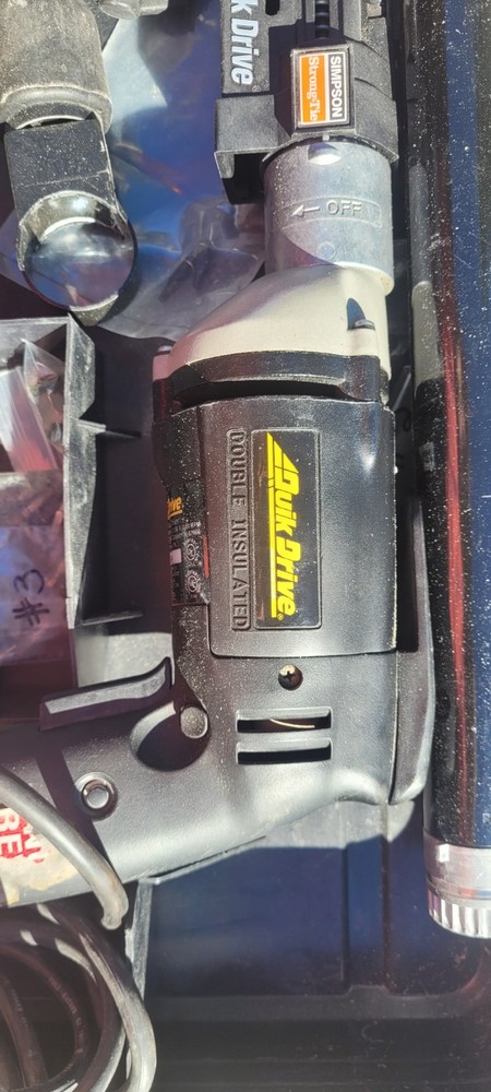 Porter Cable Quik Drive 6645 With Simpson Bit And Extension