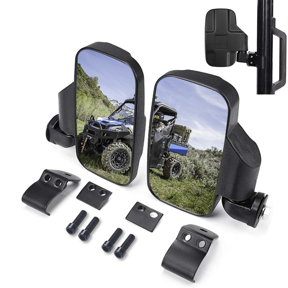 UTV Rear View Side Mirrors For Polaris Ranger 500 570 XP 900 1000 /General 1000