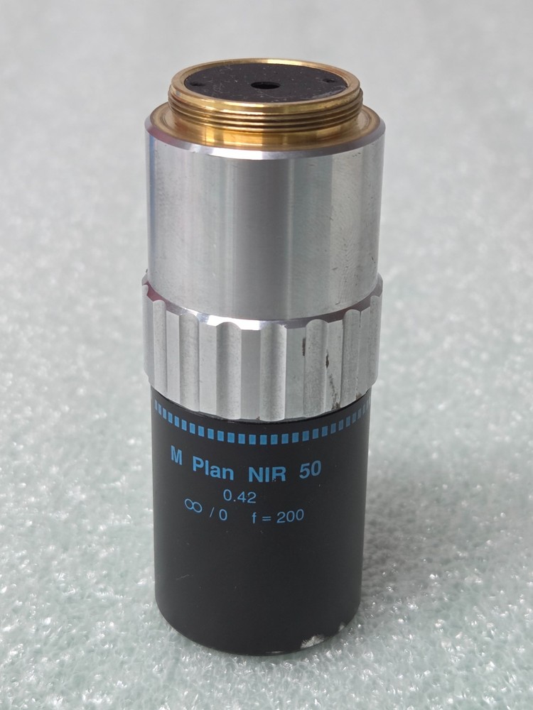 MITUTOYO M Plan NIR 50 x /0.42 ∞ / 0   f=200  Microscope Objective Lens