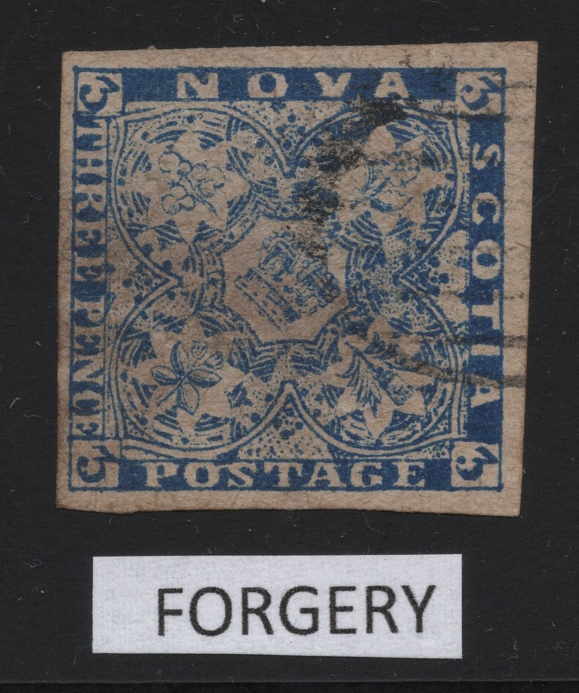 #2 Nova-Scotia Canada used  well FORGERY
