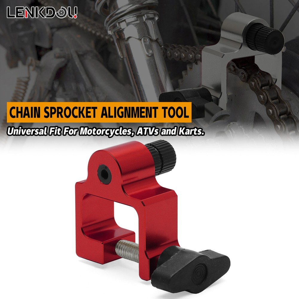 Chain & Sprocket Alignment Tool - Laser Application