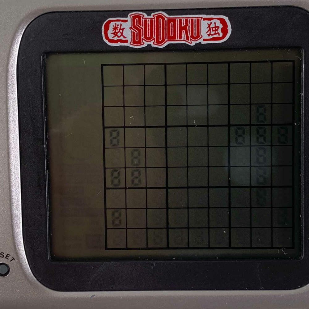 Handheld Electronic Game Excalibur Electronics Sudoku Model 452-2 B-B