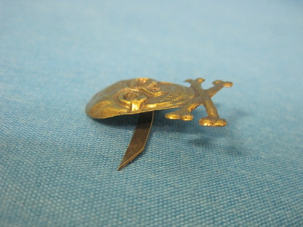 Skull. Bronze. Emblem.