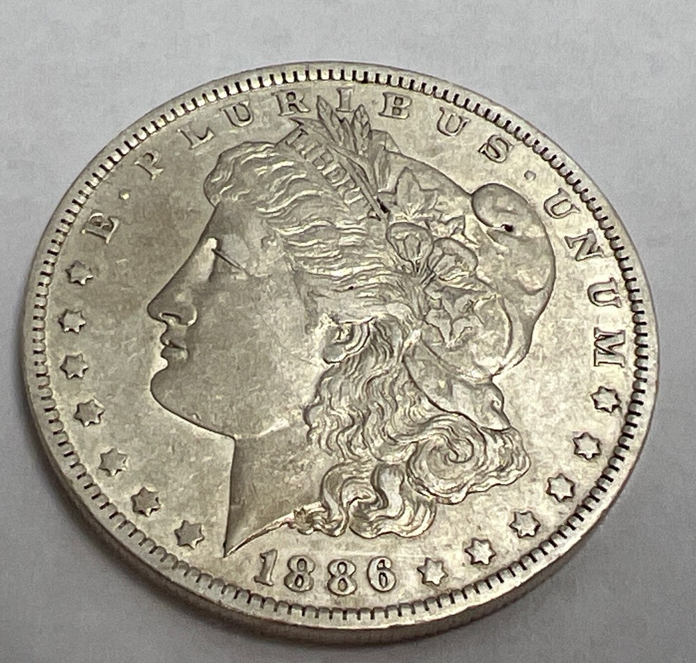1886 0 Morgan Dollar 90% Silver