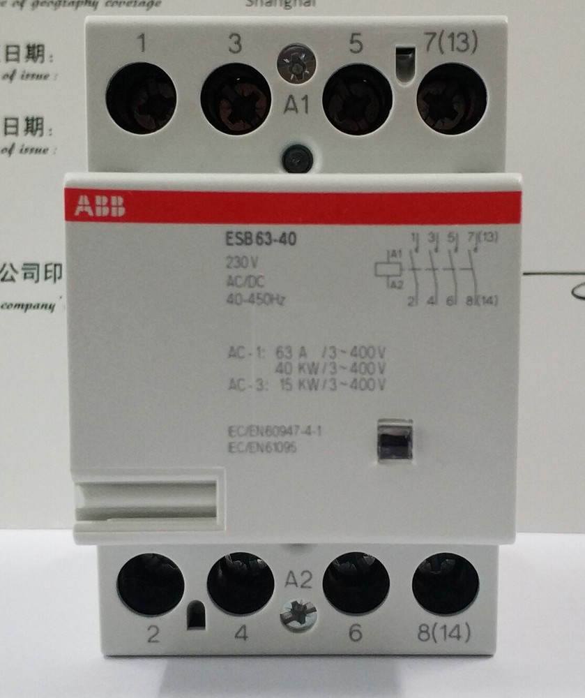 ABB Building AC Contactor ESB63-40 220V 63A