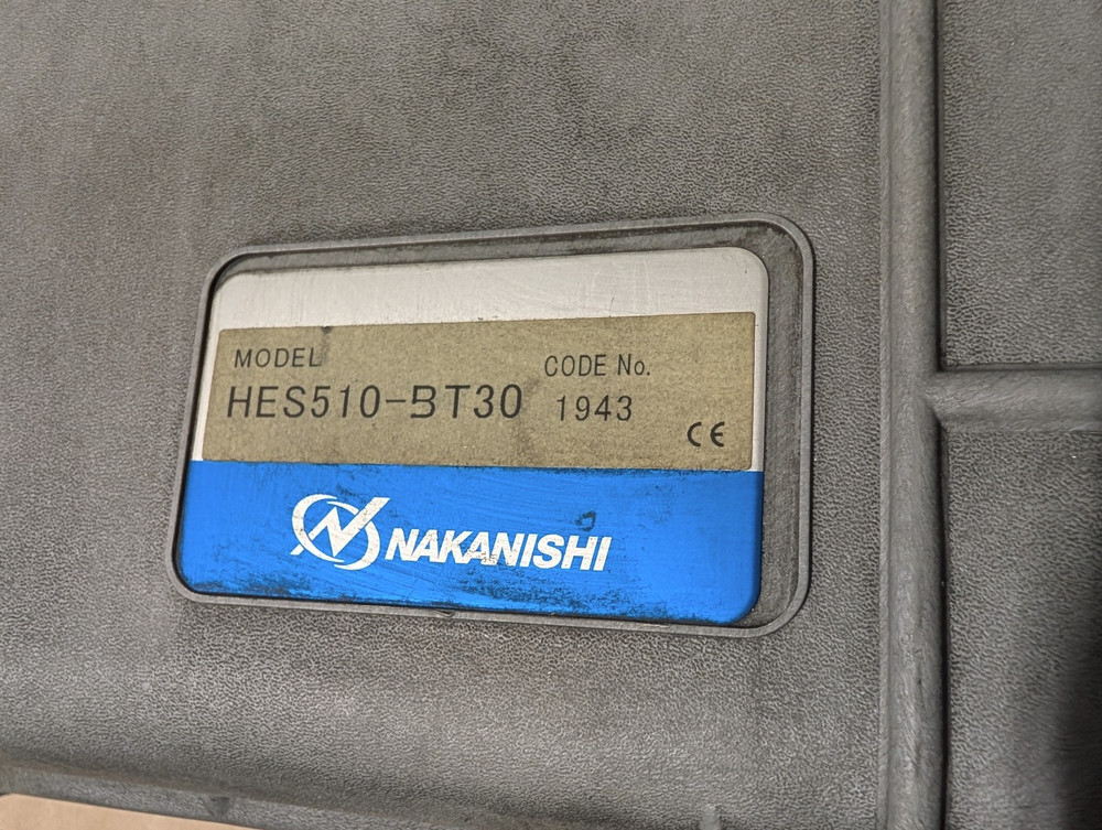 Nakanishi HES510 High Speed Spindle w/E3000 Controller, Cables and FRL