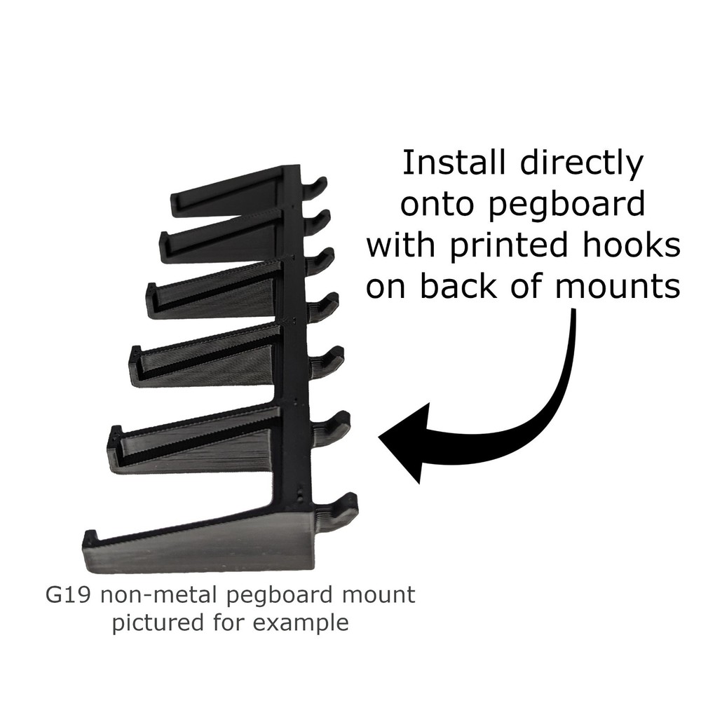 Mount for 2011 Mags - Pegboard | Magazine Holder Storage Rack