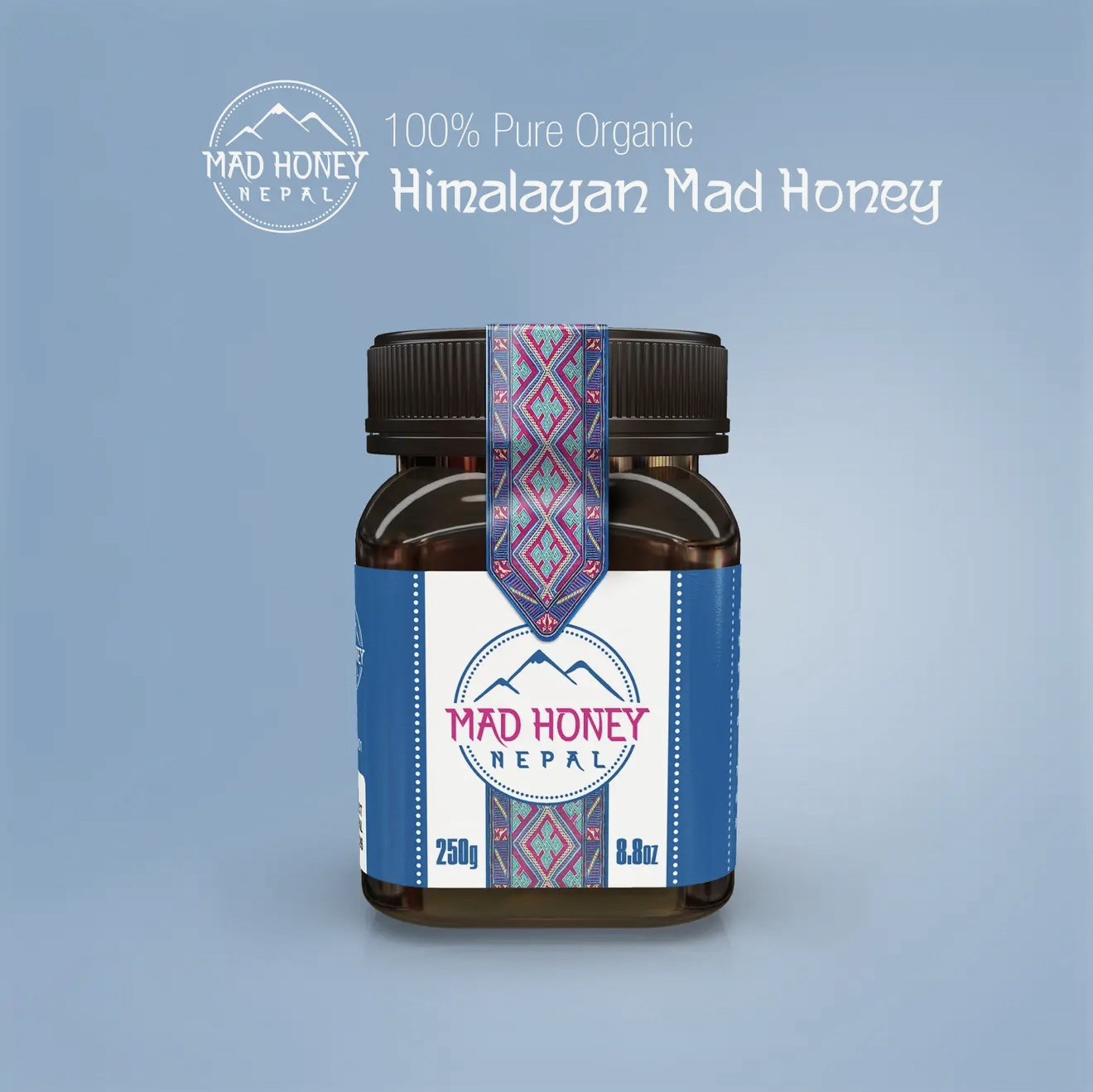 Wild Himalayan Honey Red Honey Nepal Honey 250 Gram From Lumjang Nepal Honey