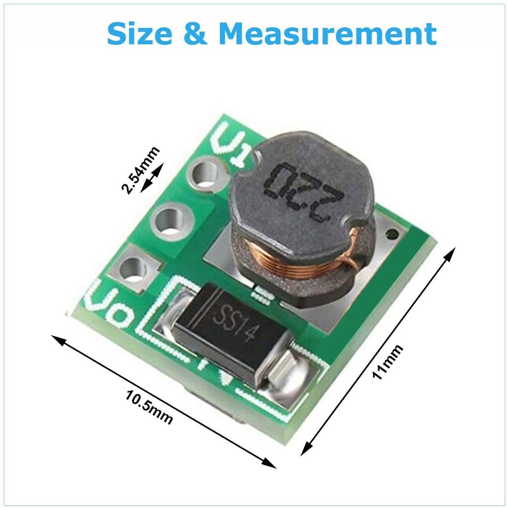 Mini 0.9-5V To 5V Dc-Dc Step-Up Power Module Voltage Boost Converter