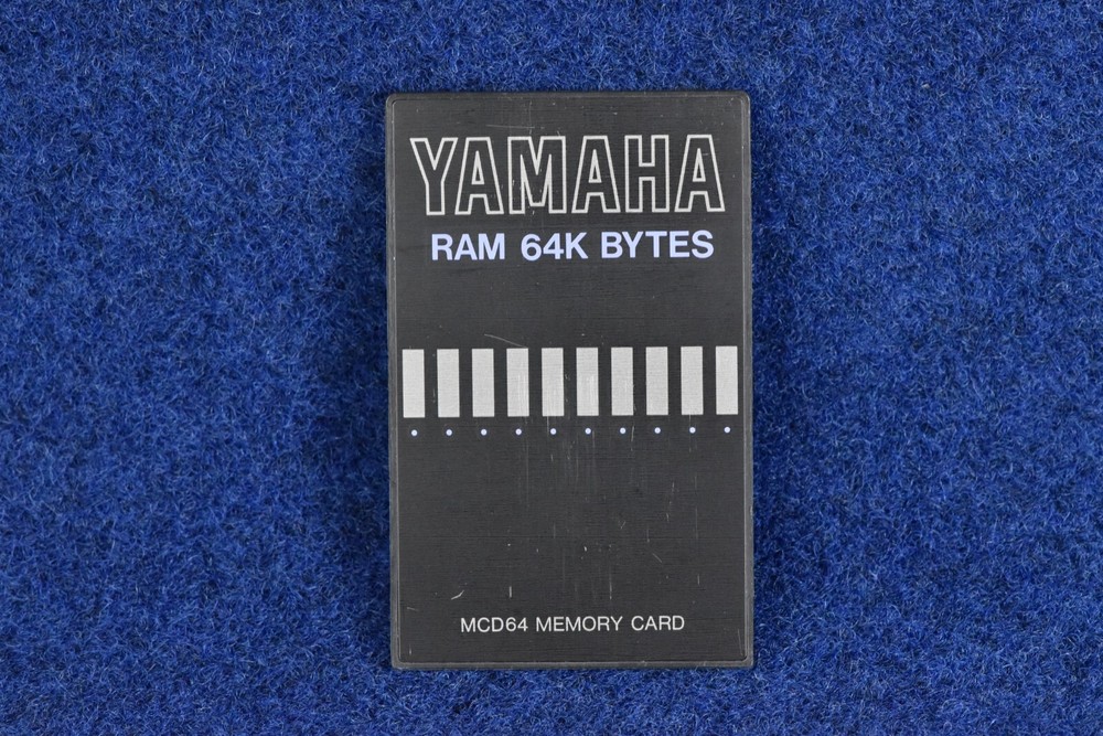 Yamaha  MCD 64 RAM Memory Card 64k Bytes In Excellent working condition