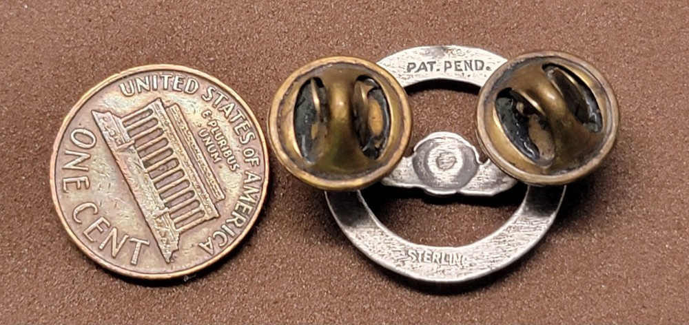 CAA War Training Badge WW II. Sterling Silver. Original.