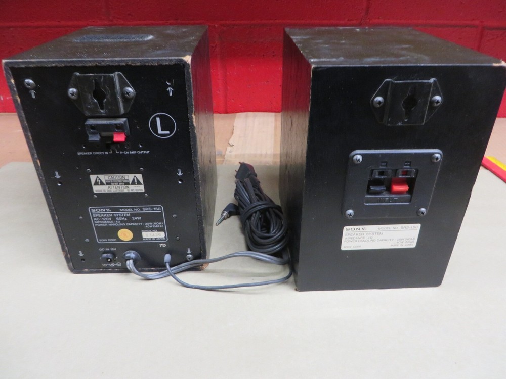 SONY POWERED SPEAKER PAIR # SRS-150