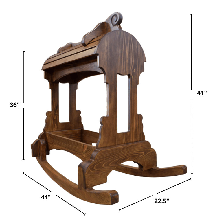 Wood Saddle Rack Stand / Rocking chair
